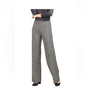 J. McLaughlin Carter Wide Leg Pants Tweed Sequined Size 6 NWT - GORGEOUS PANTS!